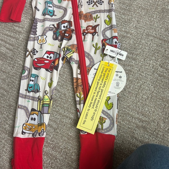 Little Sleepies Cars - Radiator Springs Zip Footie - Picture 3 of 3